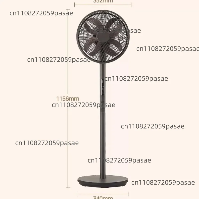 SDI30DS Vertical Standing Fan with Remote, Gentle Breeze, Variable Speeds, Energy Saving, Antibacterial Feature 220V