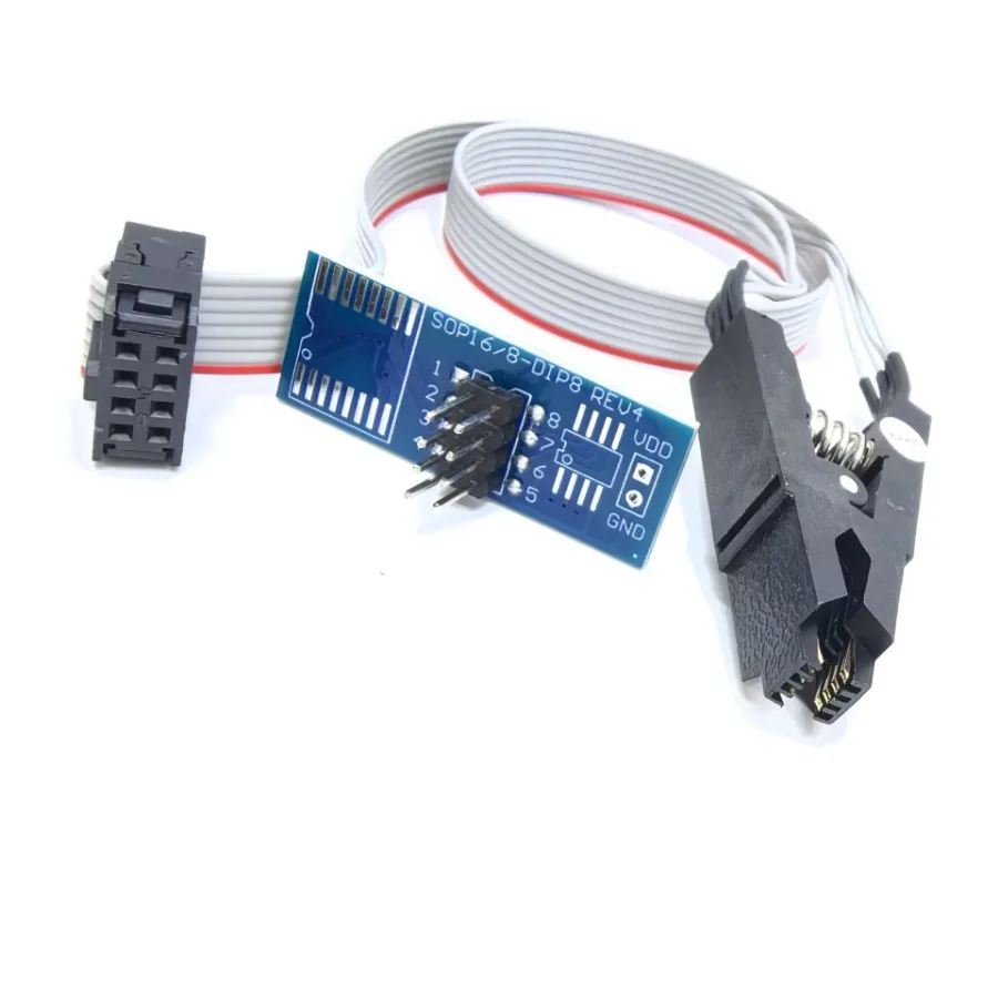 1 Cái Lập Trình Viên Kiểm Tra EEprom Kẹp SOIC8 Pomona SOIC 8Pin Kẹp Có Dây Cáp Cho Tacho Đa Năng DASH Lập Trình Viên
