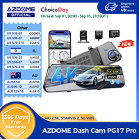 AZDOME PG17 Pro 4K+2.5K Rearview Dash Cam 12\