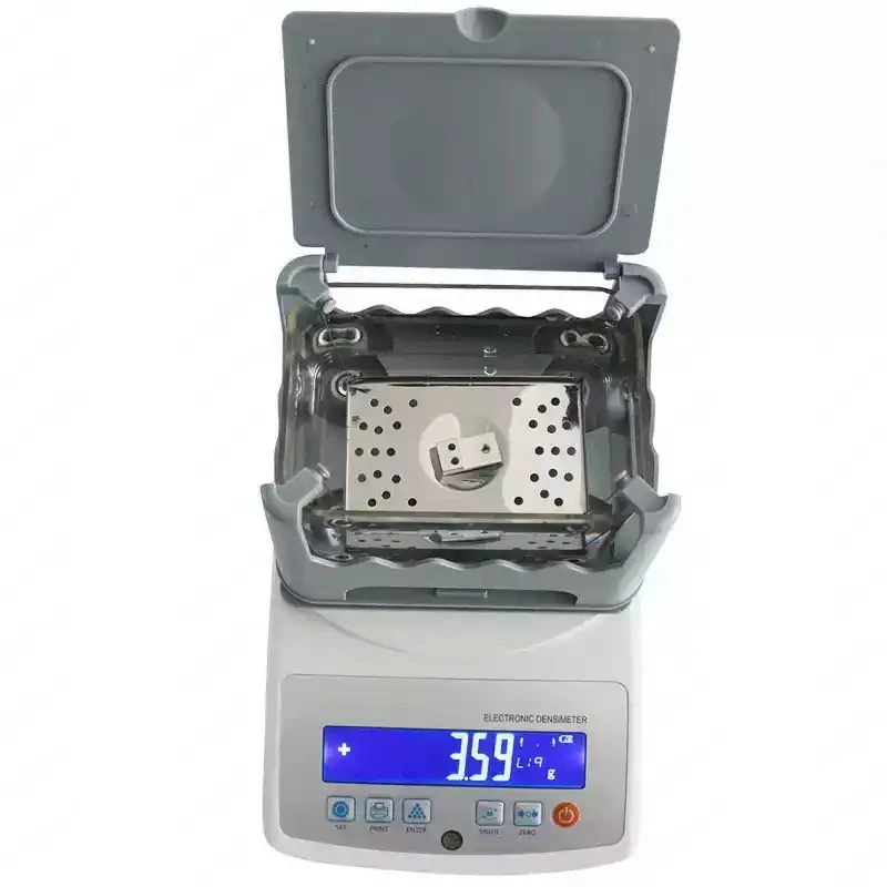 Electronic Solid Density Meter Plastic Granules Rubber Sponge Ceramic Specific Gravity Powder Liquid Density Meter