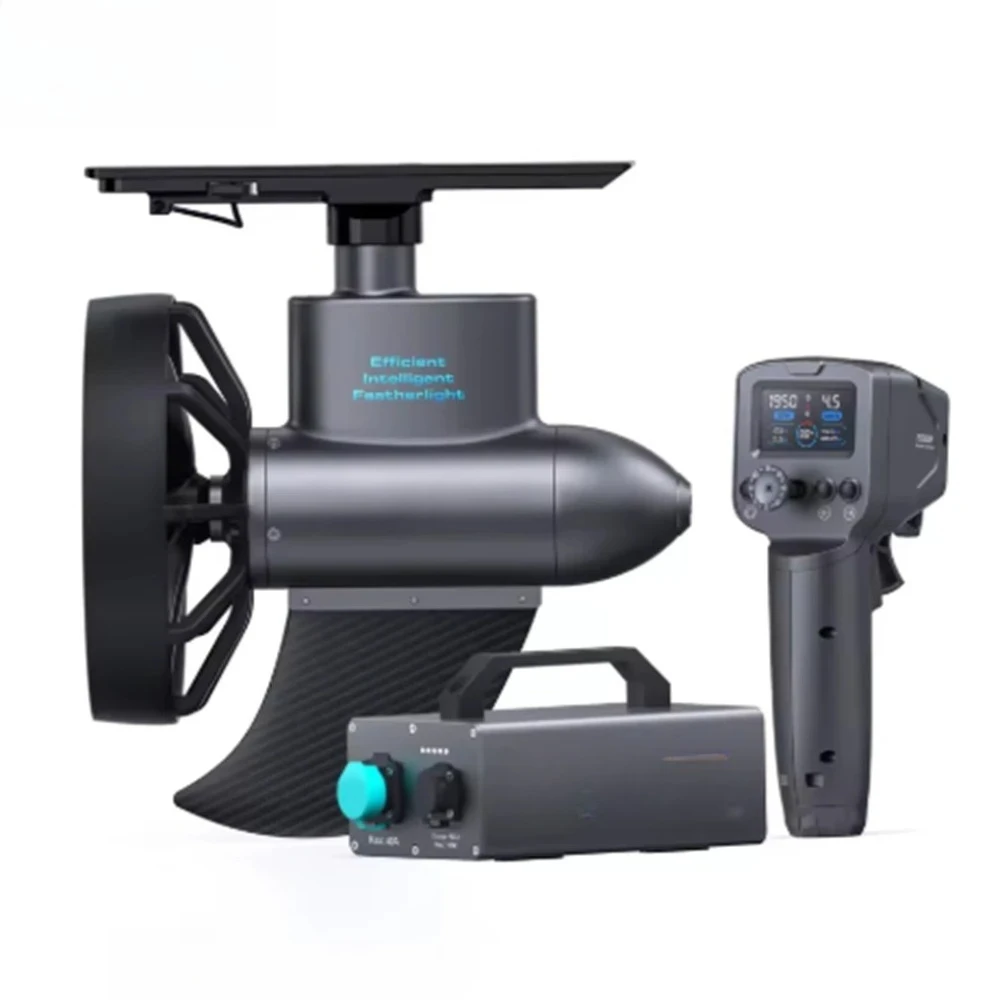 YS Smart Drive Electric Kayak Trolling Motor with Wireless Remote Control, Brushless Underwater Thruster for Fishing and Surfing
