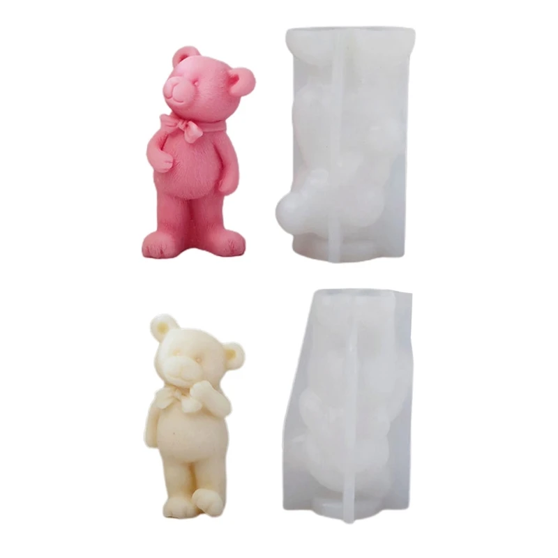 

3D Little Bear Resin Mold Mold Animal Epoxy Mold for Resin Casting Home Decor Making Mold