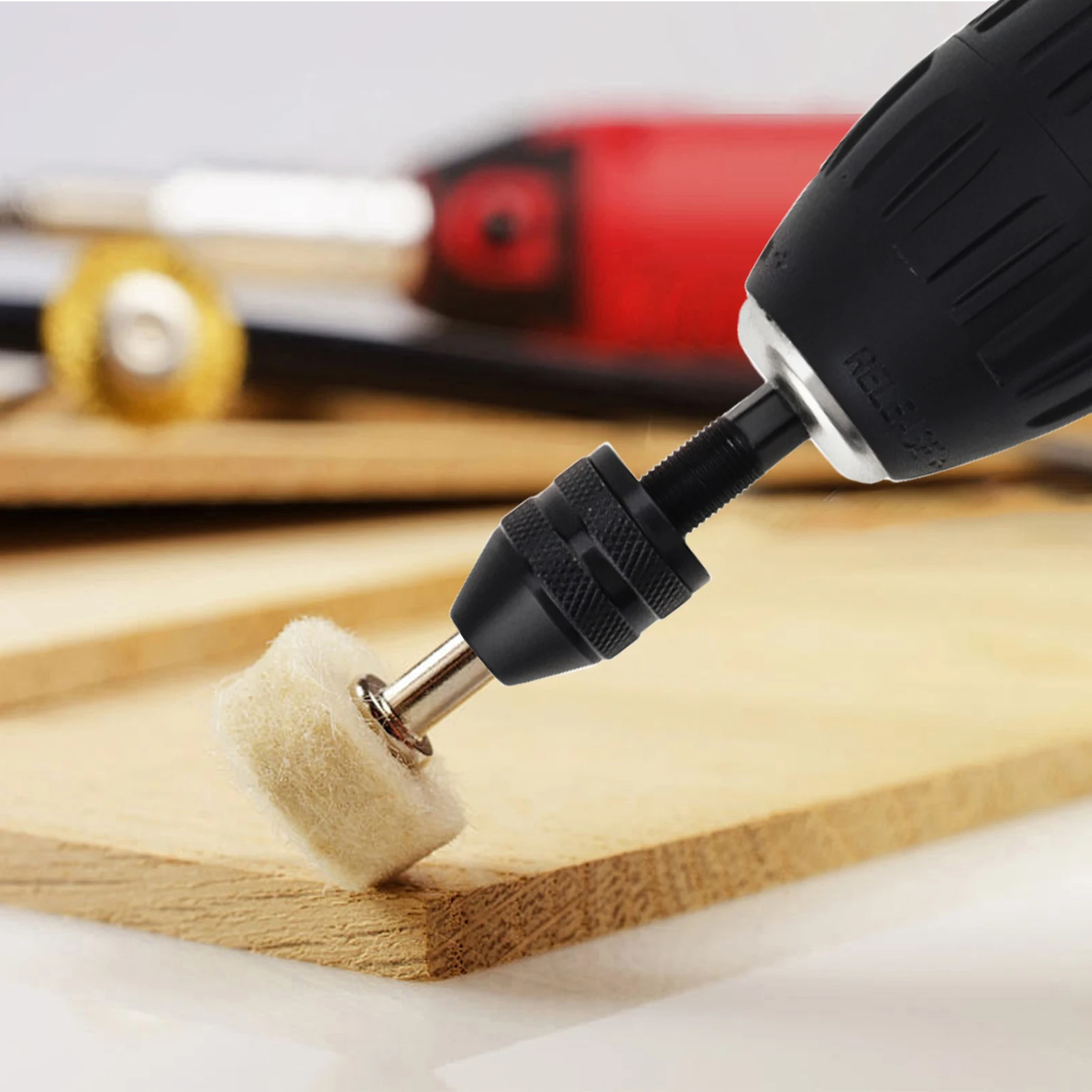 0.3-3.6 مللي متر صغير بدون مفتاح تشاك لقمة ثقب كهربائية كوليت محول التغيير السريع تمديد مفك الطبطبات محول الحفر تشاك