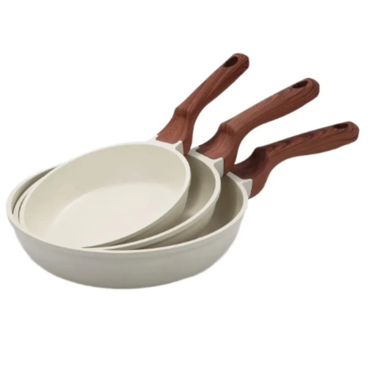 

DONNOR Non-Stick Frying Pan Ceramic Coated Omelette Pan Healthy Non-Toxic Cookware Chef Pan Free of Added PTFE and PFAS