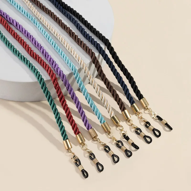Non-slip lanyard, glasses chain, glasses rope, Korean version of anti-lost mask rope, dual-purpose fabric new rope