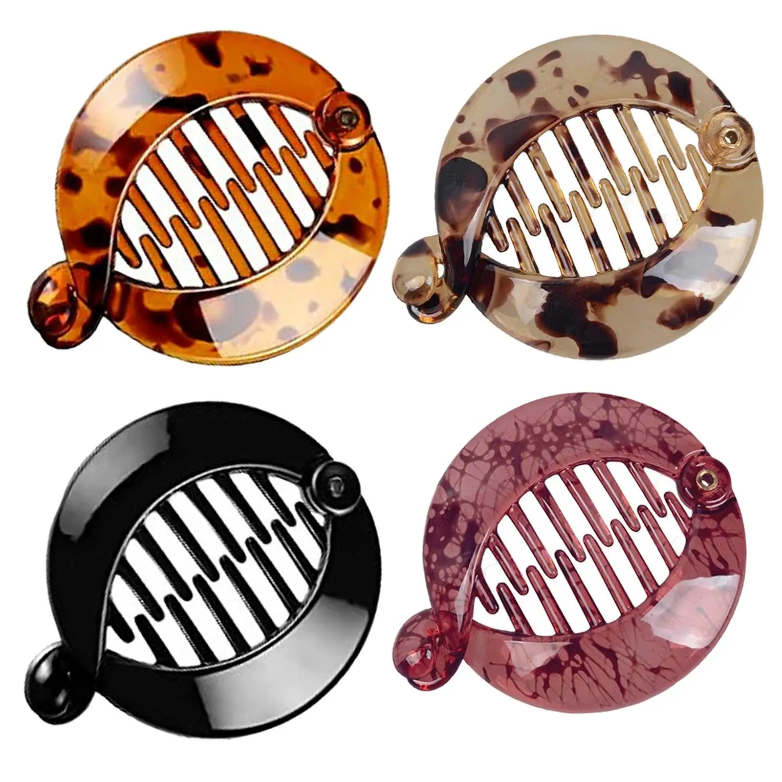

4x Banana Hair Clips Hair Accessories Claws Ponytail Holder for Women Girl