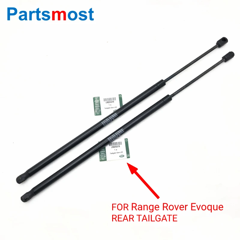 LR025379 BJ32406A10AB 2pcs of Rear Tailgate Gas Springs for Land Rover Range Rover Evoque 2012-2015 Gas Lifts Gas Strut Support