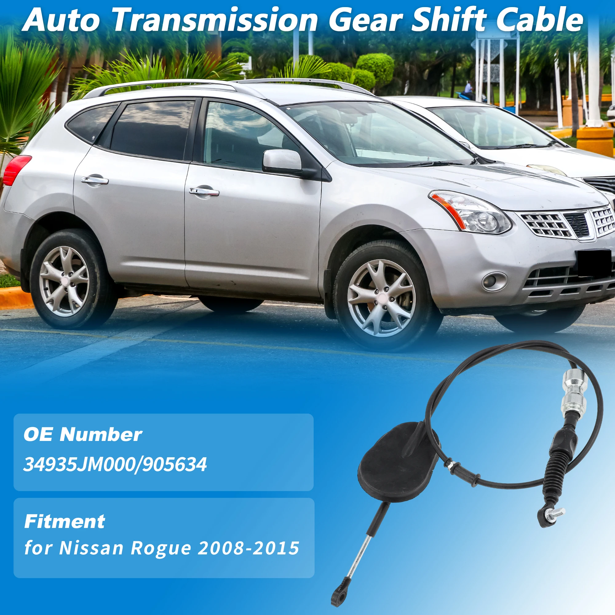 

Трос переключения передач автоматической коробки передач UXCELL 34935JM000 для Nissan Rogue 2008-2015