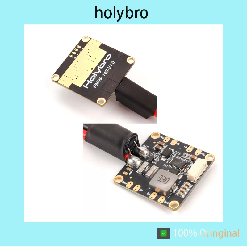Holybro PM06 Power Module & PDB, 2-14S, Current Sensor for Pixhawk PX4 Multirotor Drone