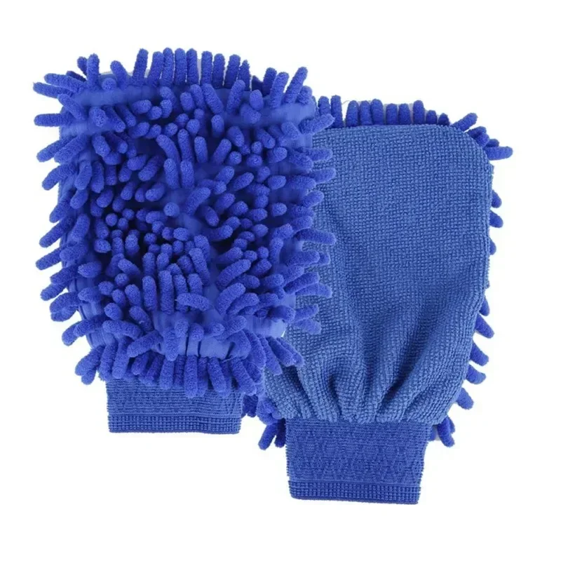 1pc House Cleaning and Car Wash Mitts, Home Dusting Microfiber Gloves, Washing Clean Polish Faster