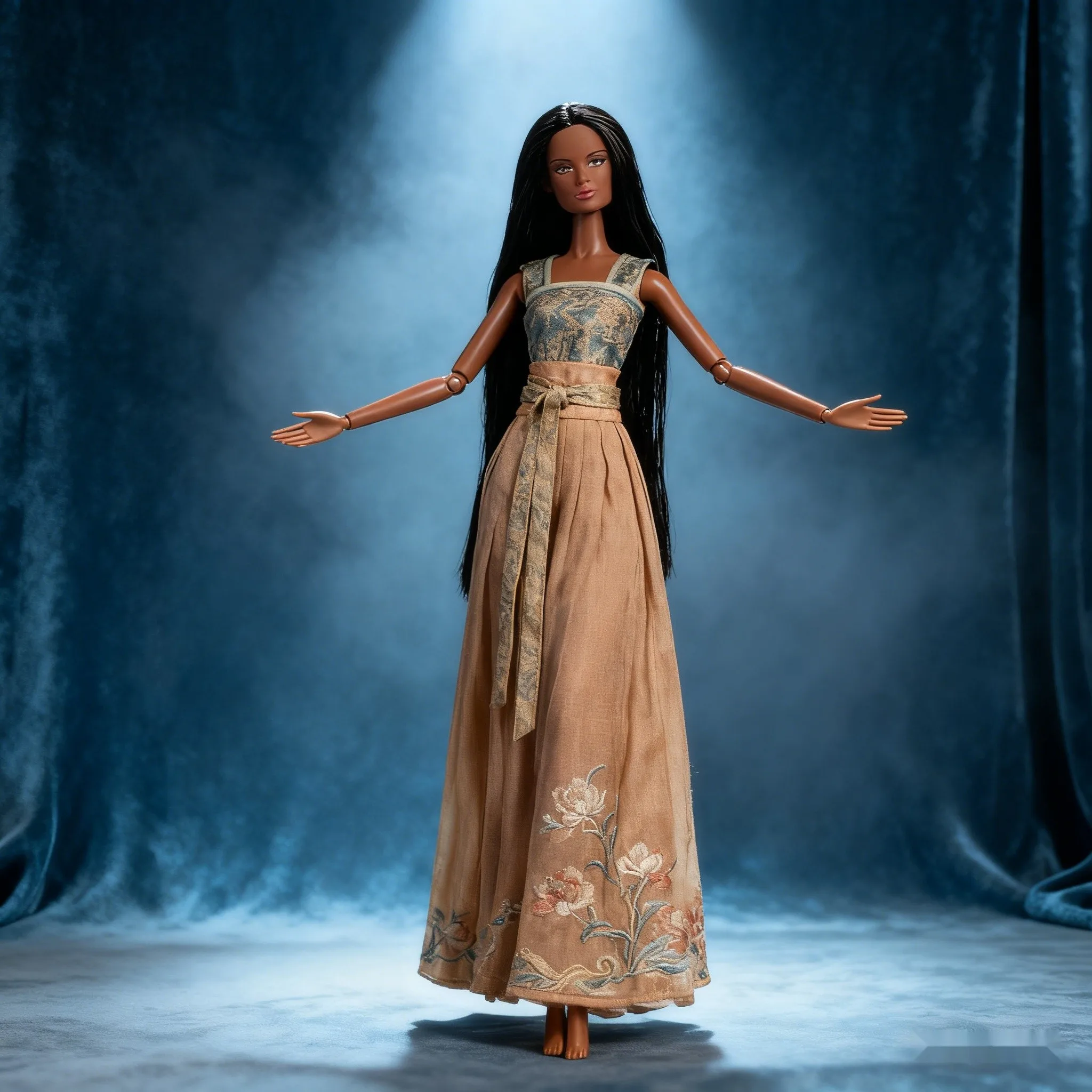 

12.6inch Realistic Collectible BJD Doll - Fashion Model Ball Jointed Doll with 12 Joints for DIY Crafting (No Clothing