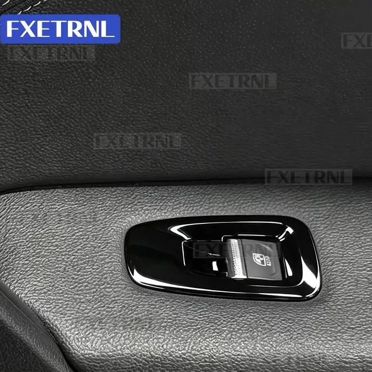 ABS Carbon Fiber Pattern Window Switch Panel Sticker For Renault Captur 2020 2021 2022 2023 2024 2025 2026 for Renault Kaptur