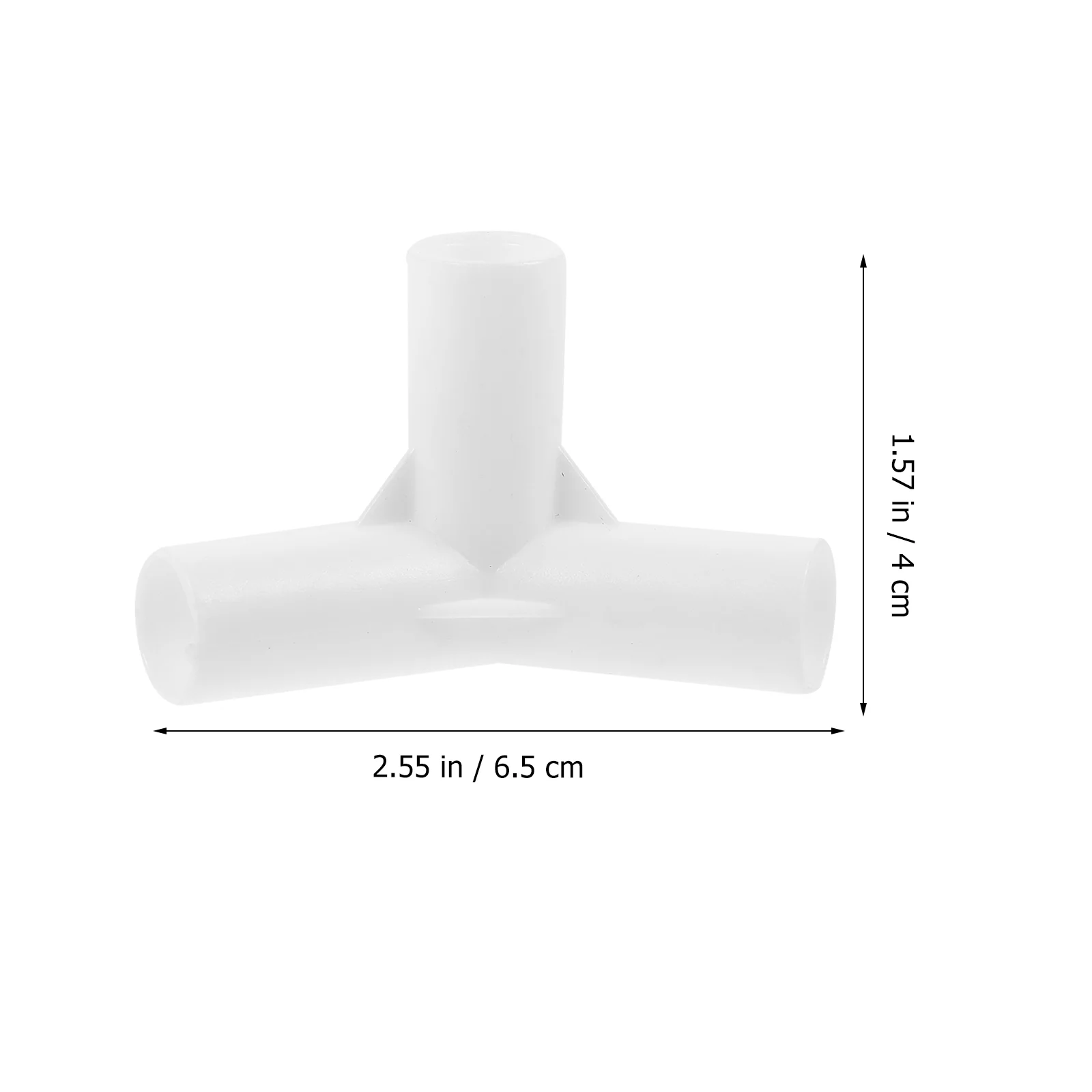 20 Pcs Tent Joint Pole Connecting Adapter Accessories Pipe Fittings Three-way Connector Plastic