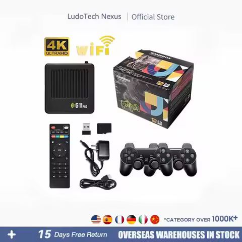 G11 Pro Video Game Box Retro Game Console 4K S905X3 Android 9.0 Dual System 256G Built in 60000 Retro Games Home TV Gaming Box