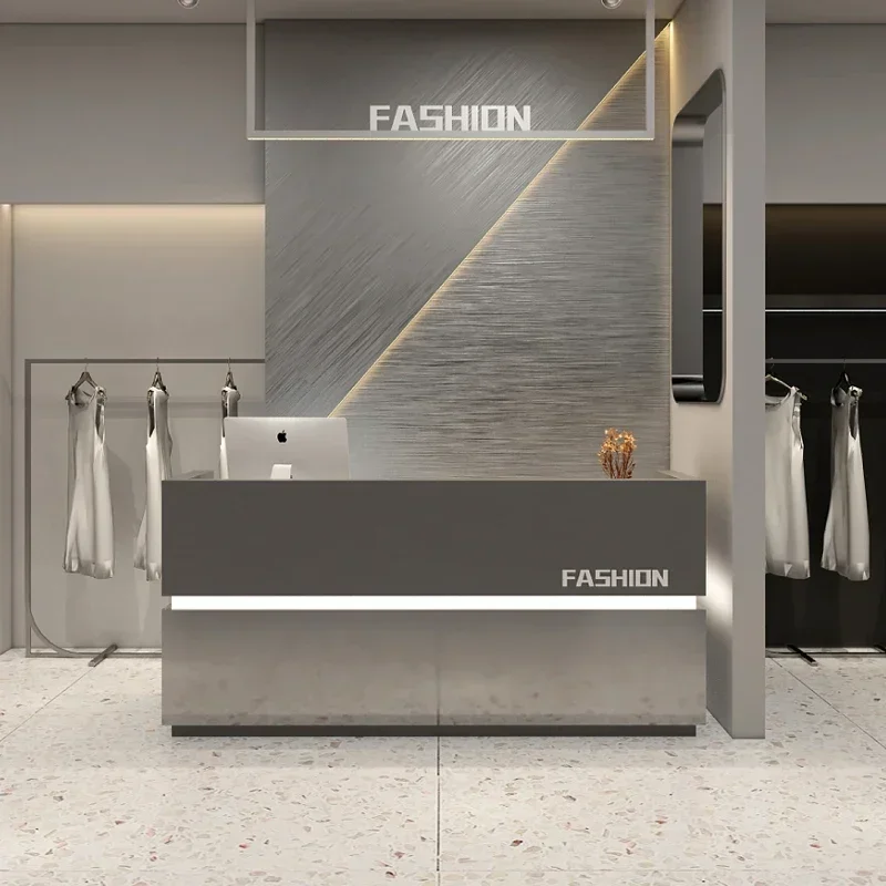 

Итальянский минимализм Стойки регистрации Современная оригинальность Магазин нарядов Красота Кассовый стол Служба Мебель для салона Empfangstheke FYRD