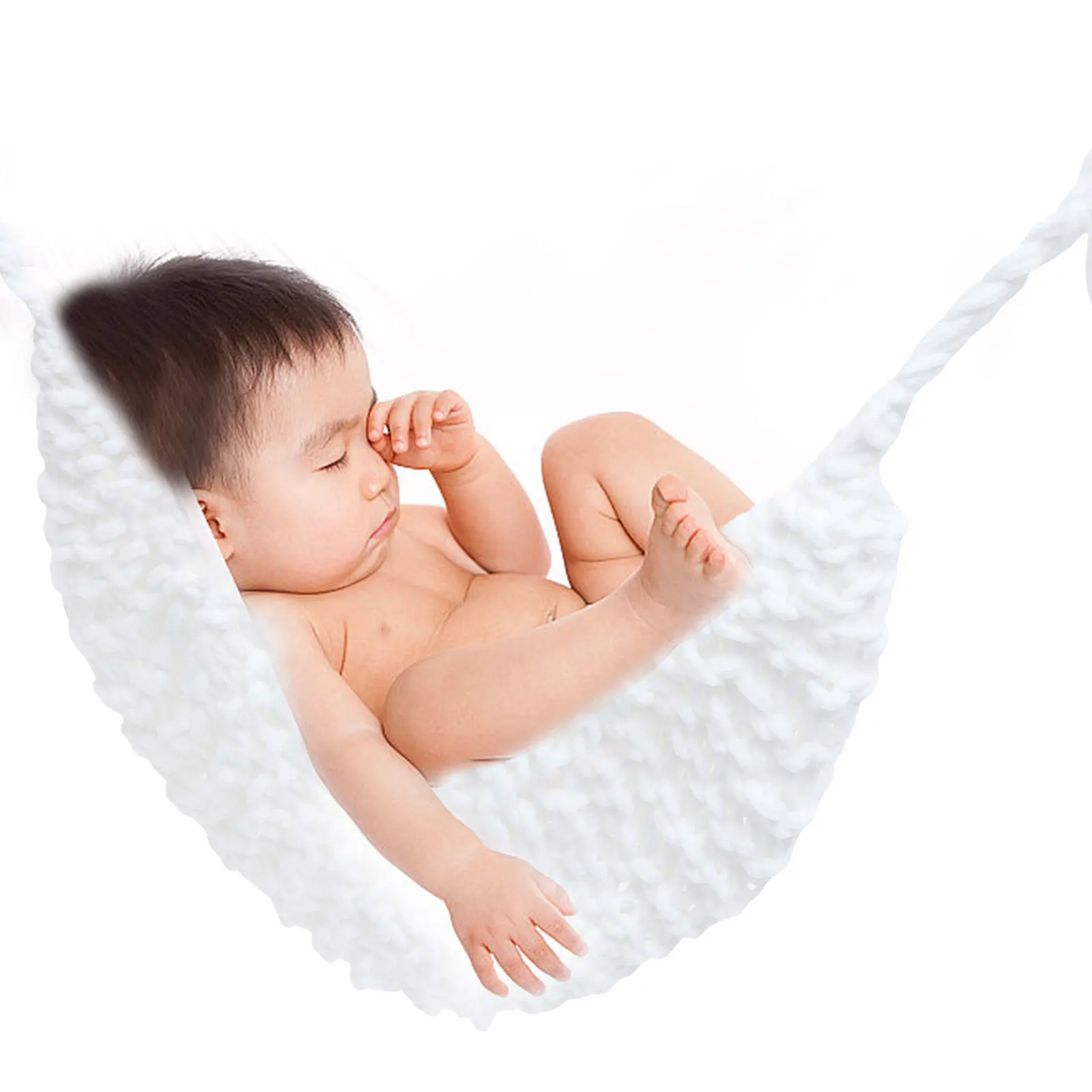 

1Pcs Baby Photography Props Delicate Knitted Mini Hammock for Newborn Infant Photo Sessions Photo Props Newborn