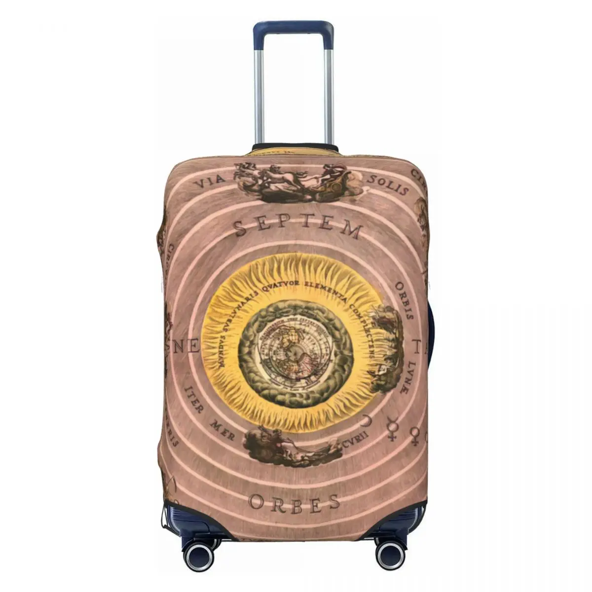 Vintage Constellation Chart Print Luggage Protective Dust Covers Elastic Waterproof 18-32inch Suitcase Cover Travel Accessories