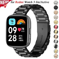 Stainless Steel Strap for Redmi Watch 5 3 Active Metal Replacement Bracelet for Xiaomi Redmi 5 Lite 3Lite Watch Band Accessories