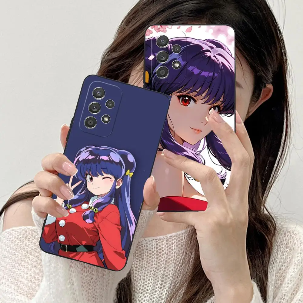 Anime Ranma Shampoo Mobile Phone Case for Samsung Galaxy A56 55 54 53 52 51 36 35 34 23 16 15 5G Colorful Cover Pretty Luxury
