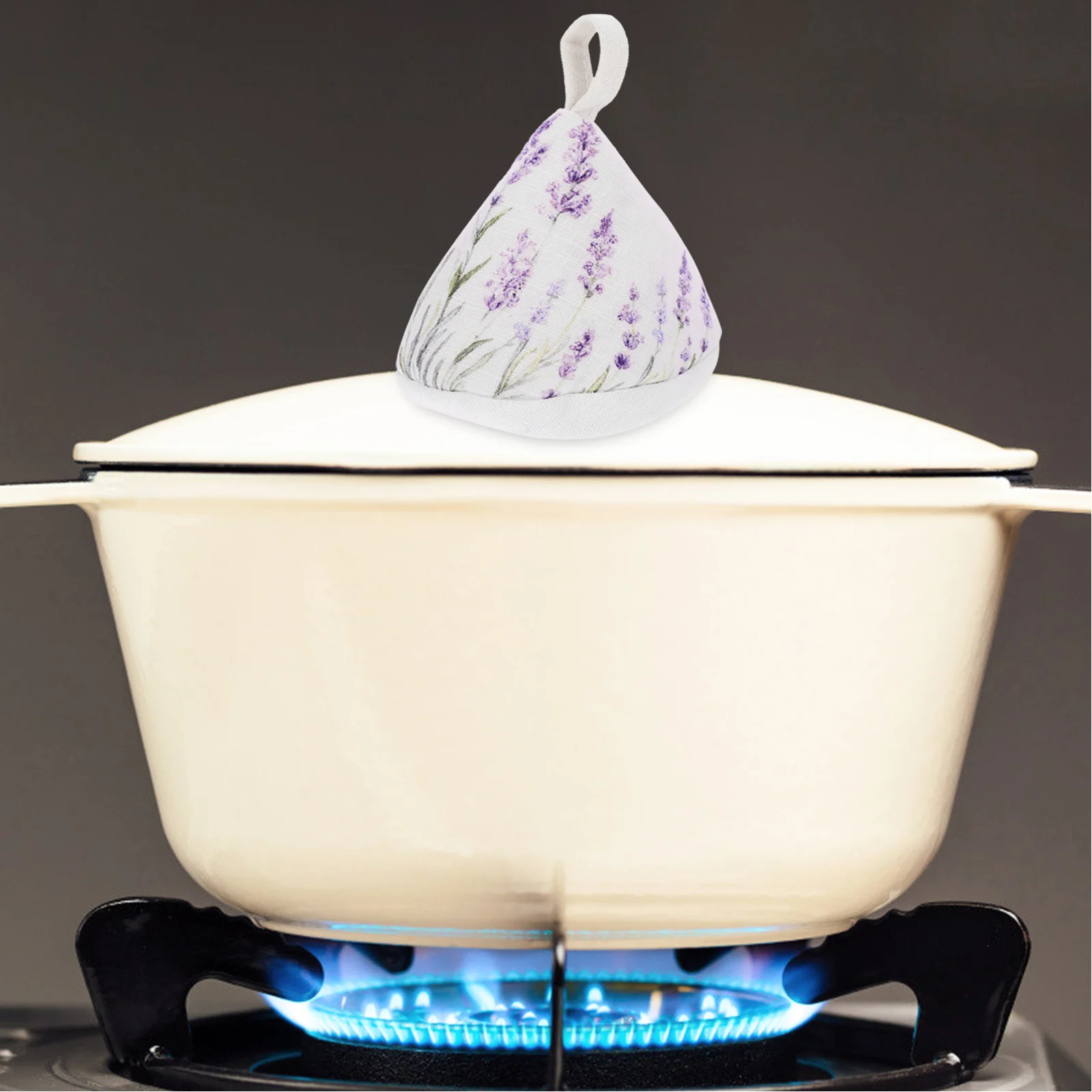 

Anti-scalding Pot Cap Handle Cover Pan Protector Sleeve Insulated Kitchen Lid Grip Covers Cotton