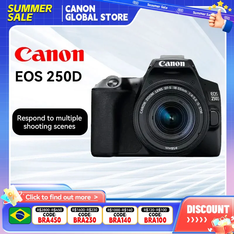 Canon EOS 250D Rebel SL3: تقييم شامل للكاميرا الرقمية DSLR المثالية لمحترفي التصوير المبتدئين