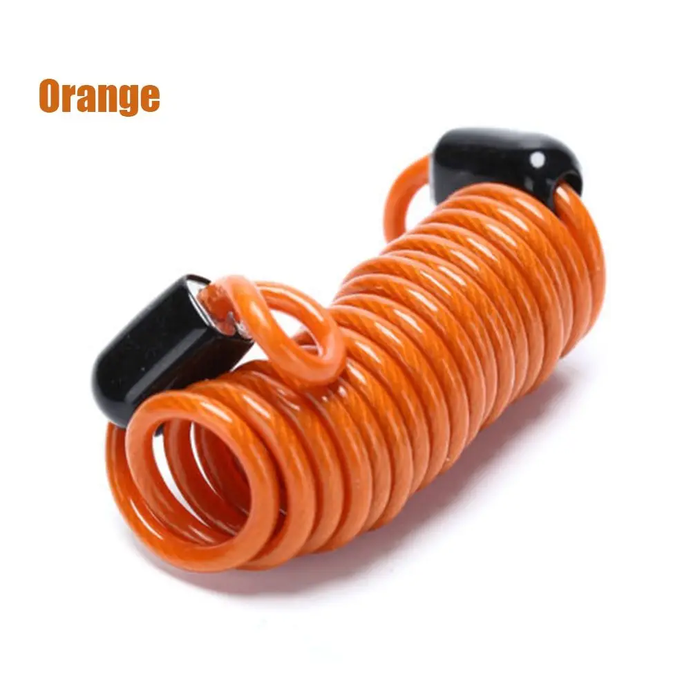 Elastic Safety Parts Accessories Motorcycle Theft Protection Spring Cable locks Alarm Disc lock Anti-theft rope Disc Brake Bag