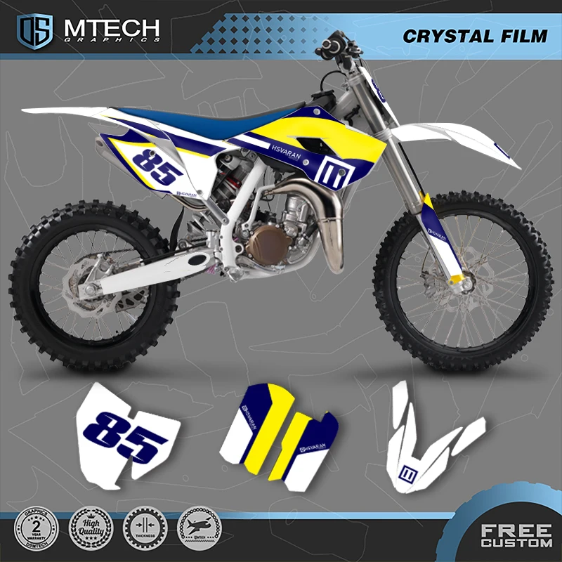 DSMTECH MOTOR For Husqvarna TC85 TC 85 2014 2015 2016 2017 Motorcycle Graphics Decals Stickers Kits 003