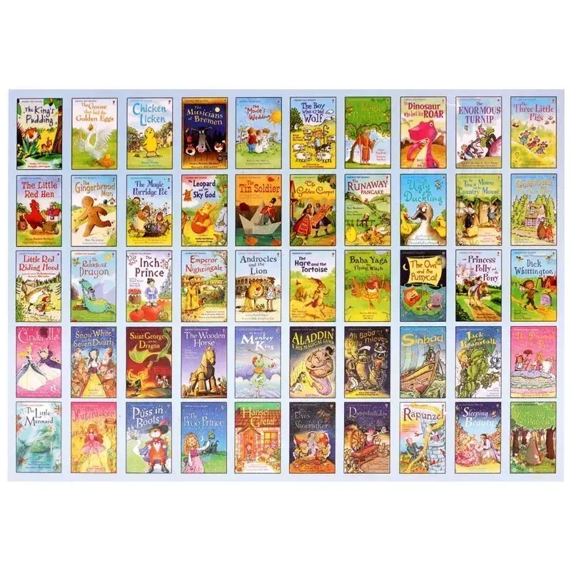 Books ofChildren's English Reading Story Picture Book Usborne My First Reading Library Bedtime Story Book Reading Book English