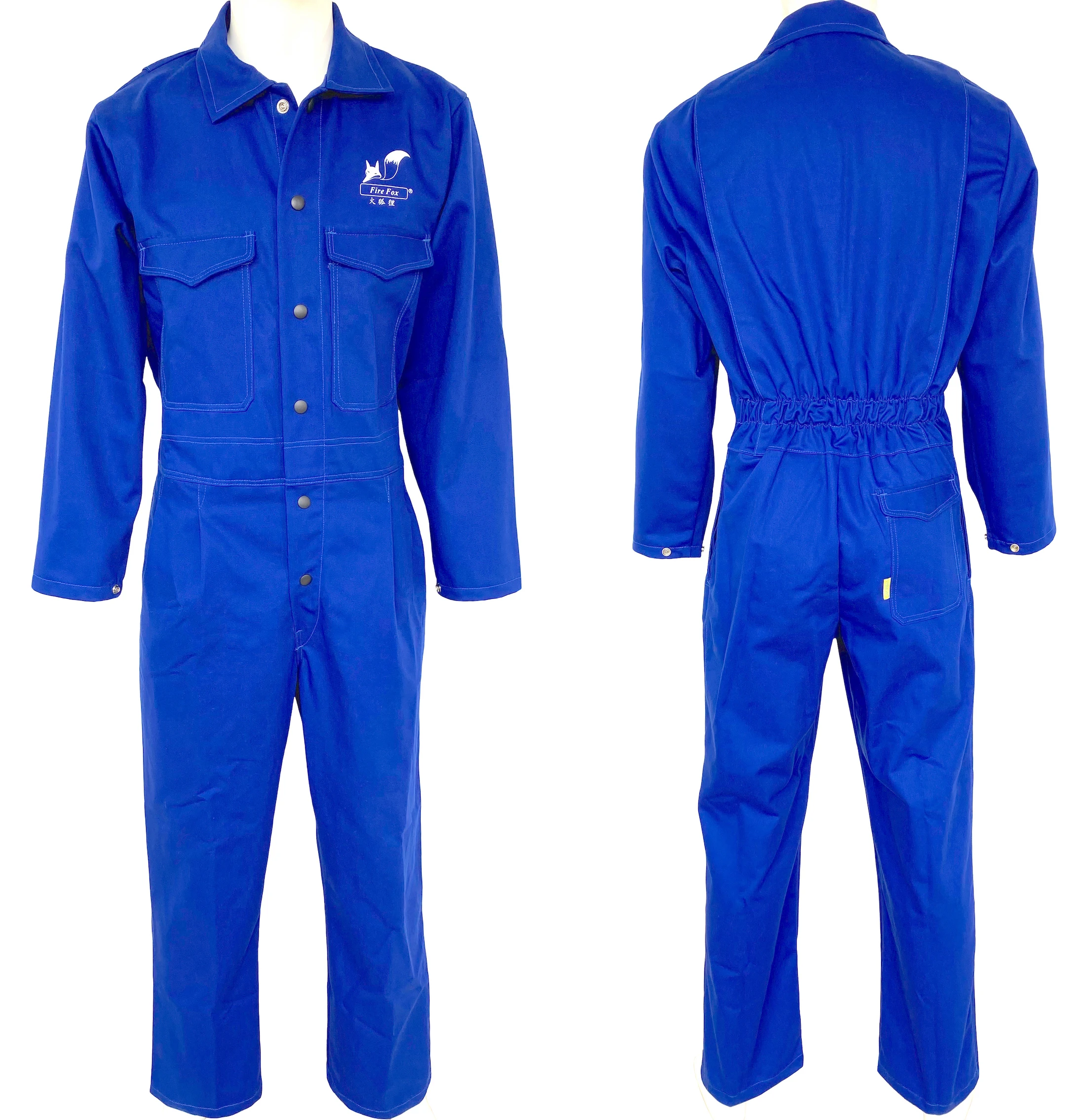 FR Welding Coverall Sparks Spatter Resistant Welder Jackets Pants Fire Proof Weldor Clothing Cotton Overall Flame Retardant