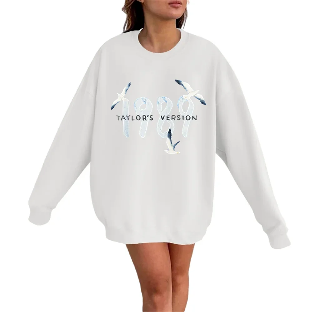 1989 Autumn Winter Hoodie Women Taylor The Eras Tour Women Sweatshirts Midnight Album Swift Print Hooded Women Clothing Pullover