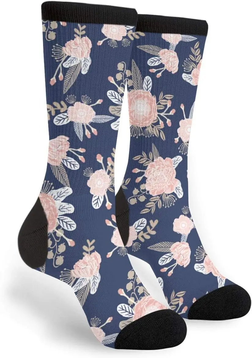 

Unisex Adult Fun Cool 3D Print Colorful Athletic Sport Novelty Crew Tube Socks