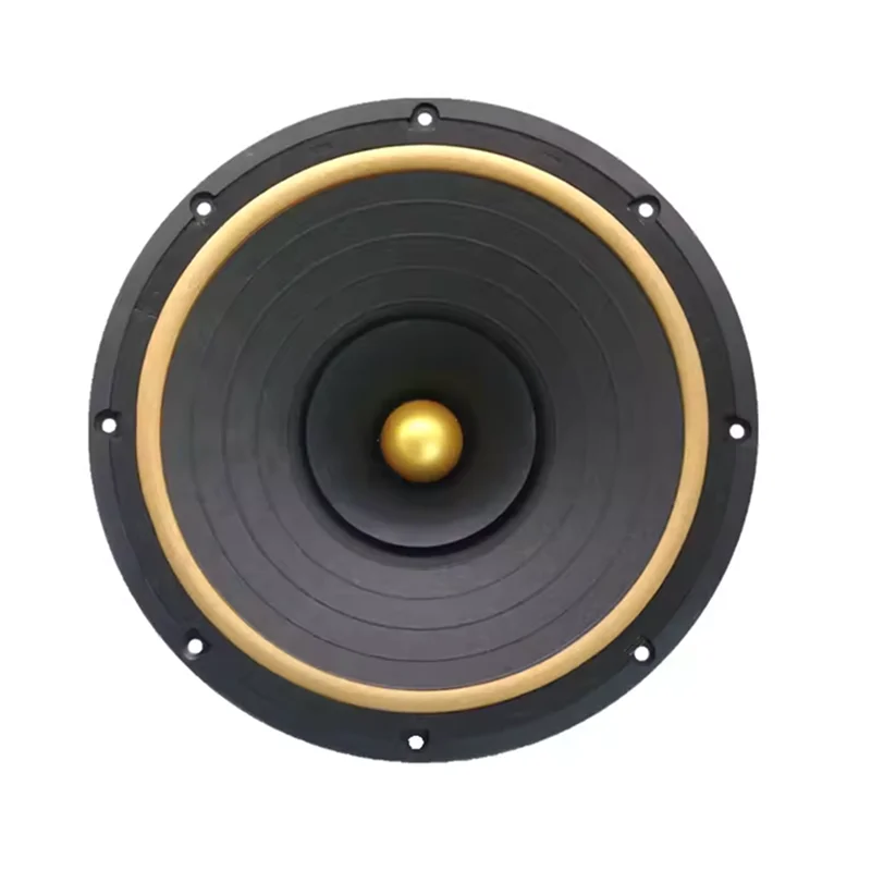HF-048 10 inch HIFI Full Frequency Speaker Ieather Edge Aluminum Basin Frame Alnico Magnet 80W/8ohm (1PCS)