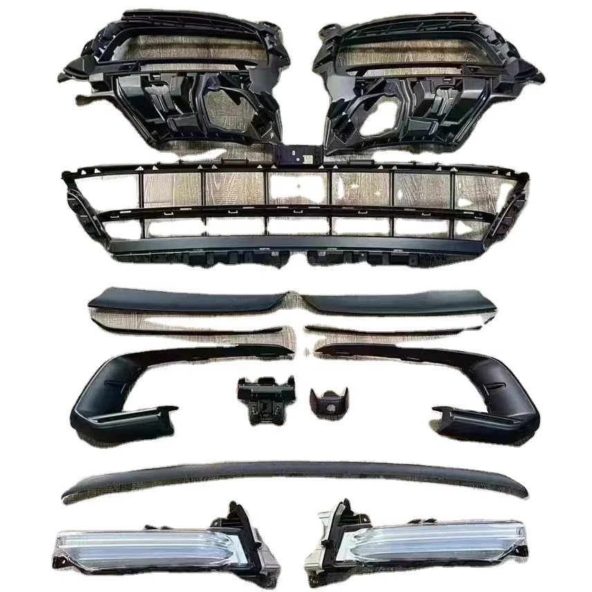 CMST Style Porschee Panamera 971 21-23 Bibir Depan Belakang Diffuser Rok Samping Ventilasi Trim Bumper Peningkatan Kit Bodi Kecil Plastik Baru