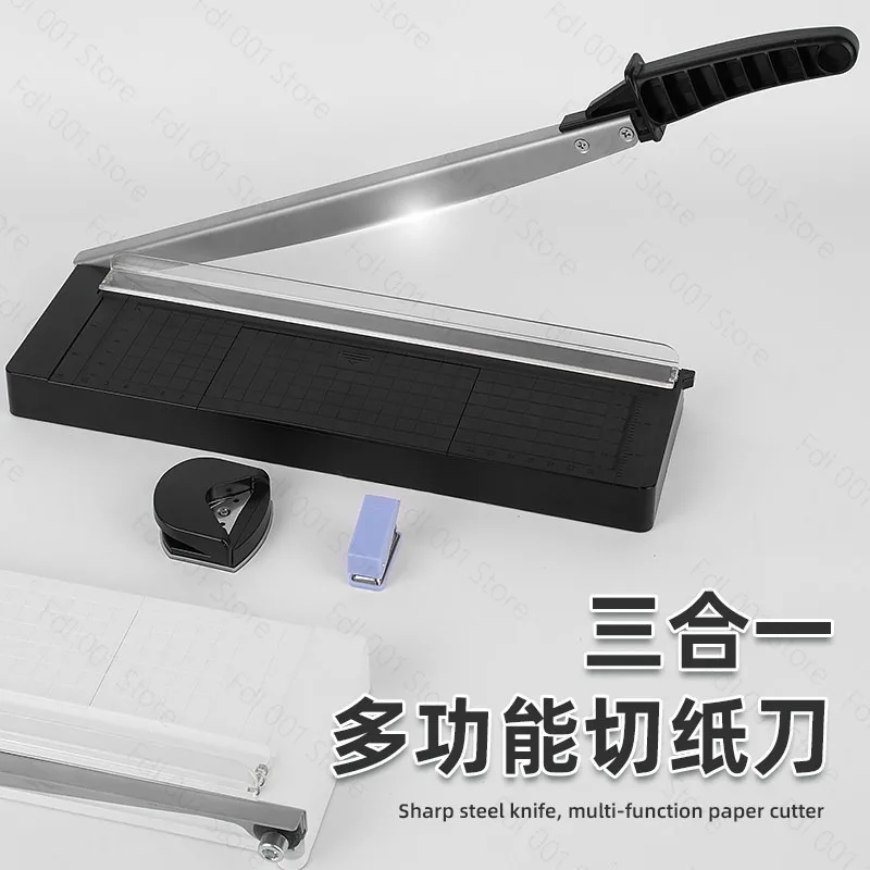 3 in 1 Paper Trimmer A4 Photo Cutter for Office Desk