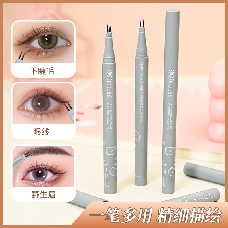 Eyeliner Liquid Pen Waterproof Durable Fine Tip Smooth Mascara Liquid Pen Portable Quick Drying Anti Sweat Eye Makeup Pen