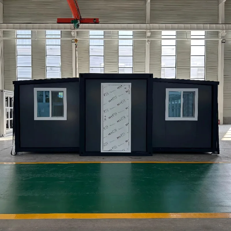 Modern Custom Portable Prefabricated Expandable Container House 20ft 2-3 Bedrooms Sandwich Panel Material For Schools Hospitals