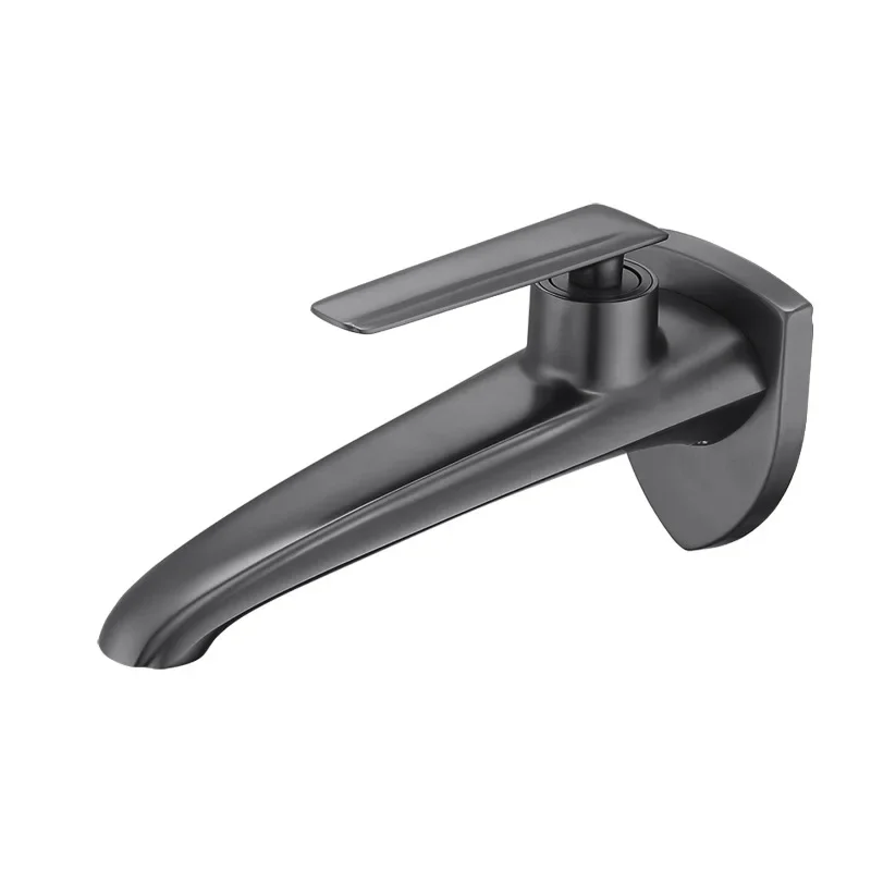 

Concealed into the wall type white basin faucet Embedded wall water outlet hotel hot and cold face basin faucet AM2404