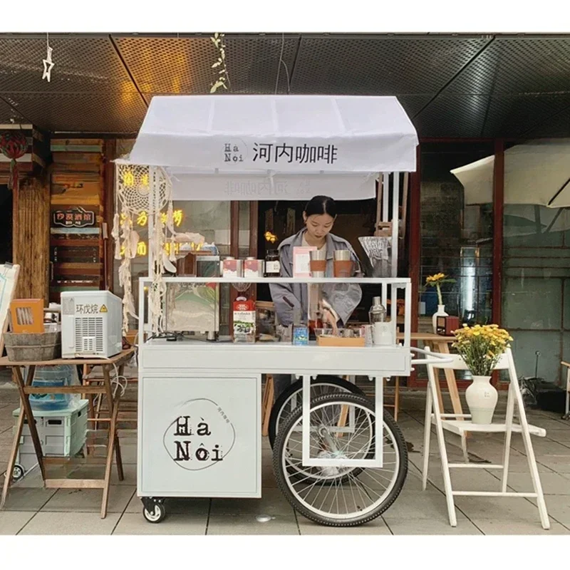 iron float, drawer multi-layer display rack cart, supermarket display, promotion desk mobile shelf outdoor, sales stall car