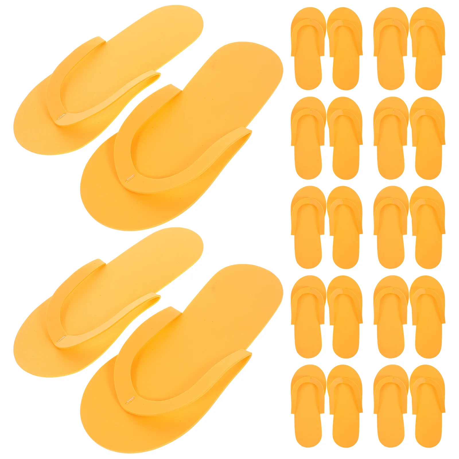 36Pairs Disposable Slippers EVA Foam Pedicure Slippers For Salon Spa Pedicure Anti-Slip Pedicure Sandals Random Color