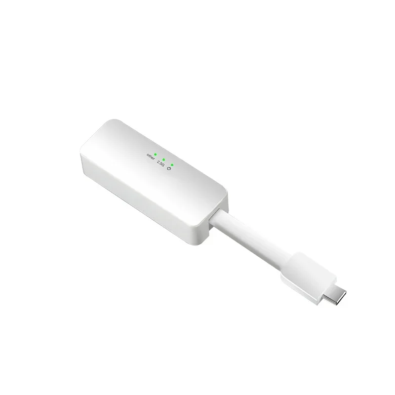2.5G USB Type C to Ethernet RJ45 External Network Adapter Card USB3.1 to RJ45 dongle Realtek 8156B WIN10