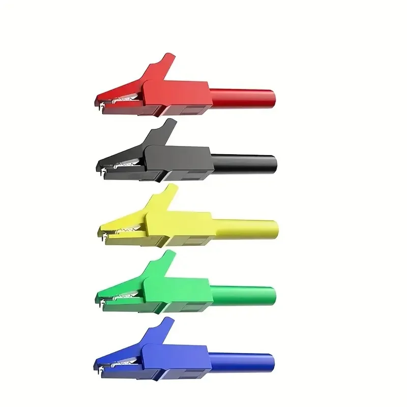 Cleqee Serie Multimeter-Prüfkabel-Set 4mm Bananenstecker Sicherheits-Piercing-Sonden Krokodilklemmen Kfz-Werkzeugset