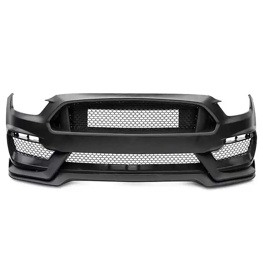 

For Upgraded GT350 Carbon Fiber Bodykit For 15-17 18-21 Ford Mustang Front Bar & Large Front Enclosure