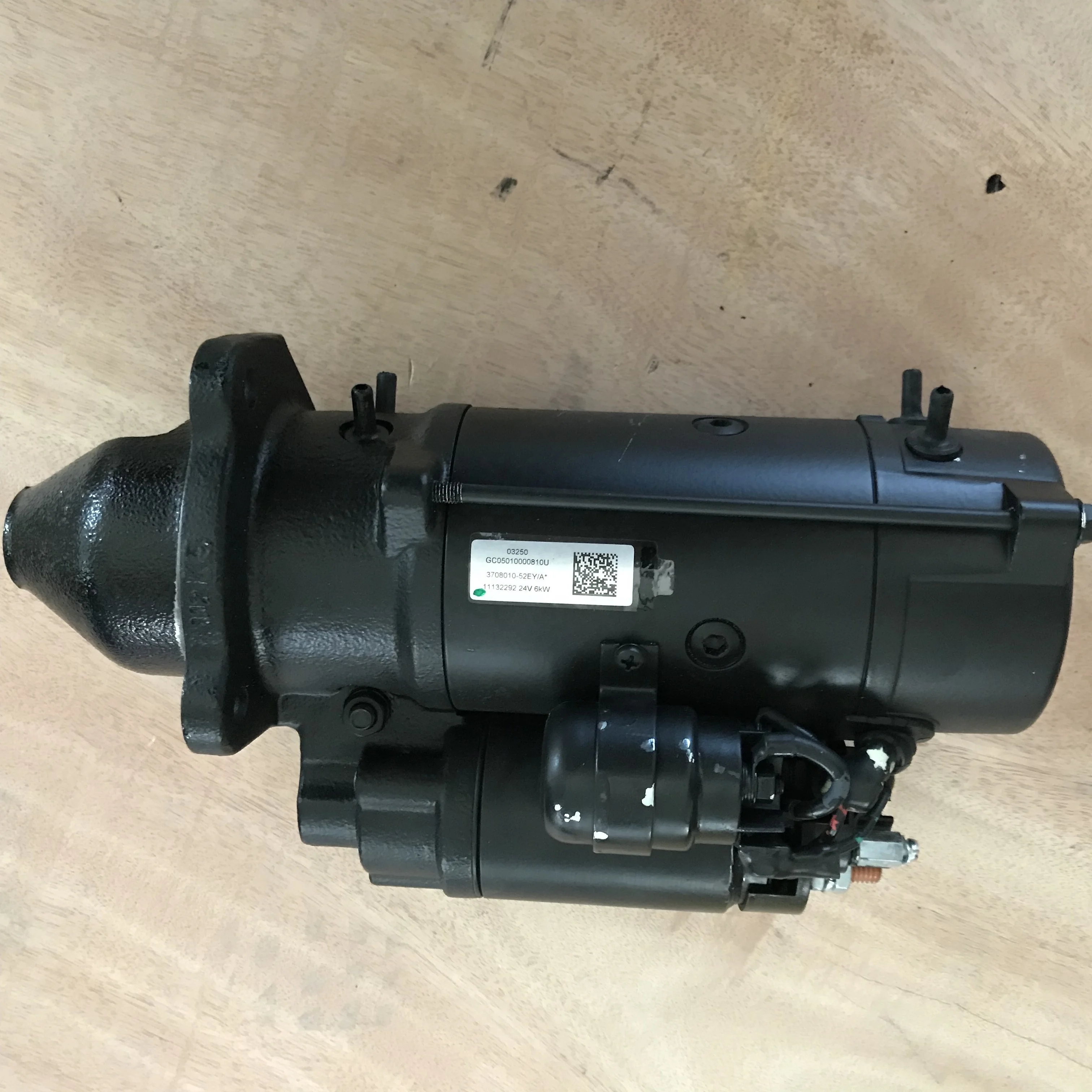 Original 4130001902 Starter Motor 3708010C-32EY D129 24V 6KW For LG936L Wheel Loader Spare Parts