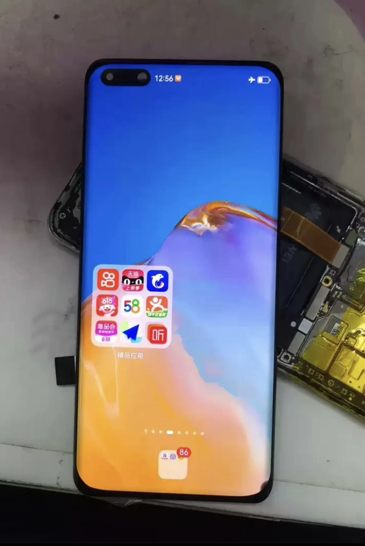 Pantalla LCD Original de punto pequeño para Huawei P40 Pro P40Pro ELS-NX9 ELS-N04 LCD NOH-NX9 P 40, montaje de digitalizador con pantalla táctil