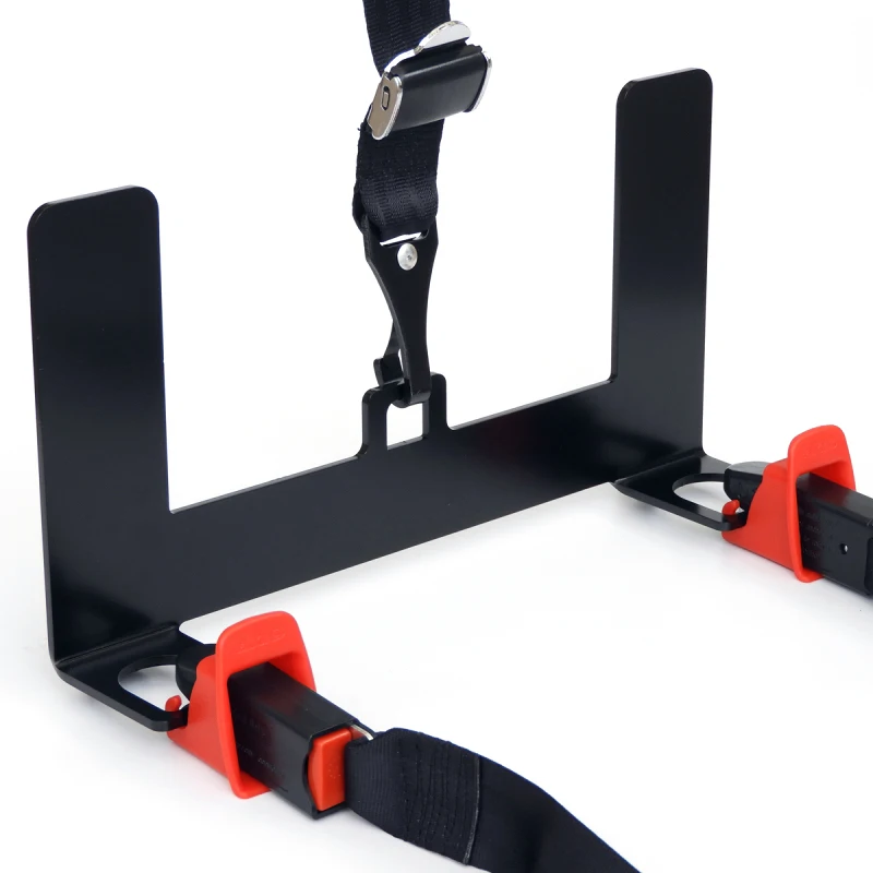Kit de montaje de anclaje de sujeción de asiento Universal para niños, Conector de cinturón ISOFIX, soporte de cinturón de seguridad para niños