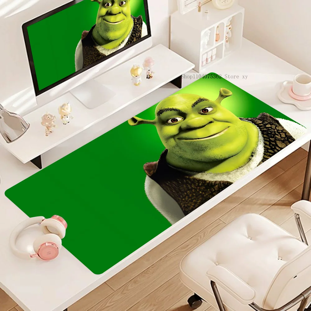 1PC C-Cartoon Green Shrek Non-slip Mouse Pad Suitable For Office Computers Laptops E-sports Game Desk Mats XXL Keyboard