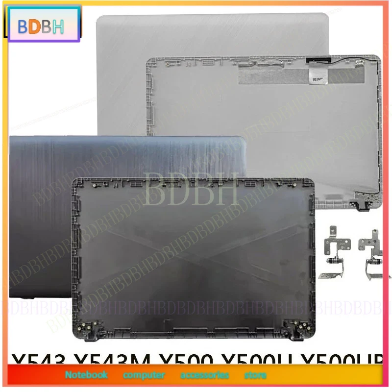 Nueva Carcasa para Portátil ASUS X500U X543 X543M X500 X500UB, Cubierta Trasera LCD, Marco Frontal, Bisagras, Tapa Superior, 15.6 Pulgadas