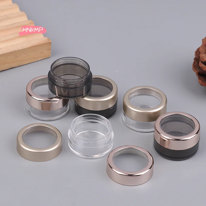 5g Transparent Plastic Glitter Bottle Cosmetic Eye Shadow Powder Box Nail Gel Sequins Manicure Organizer Separate Case Packaging