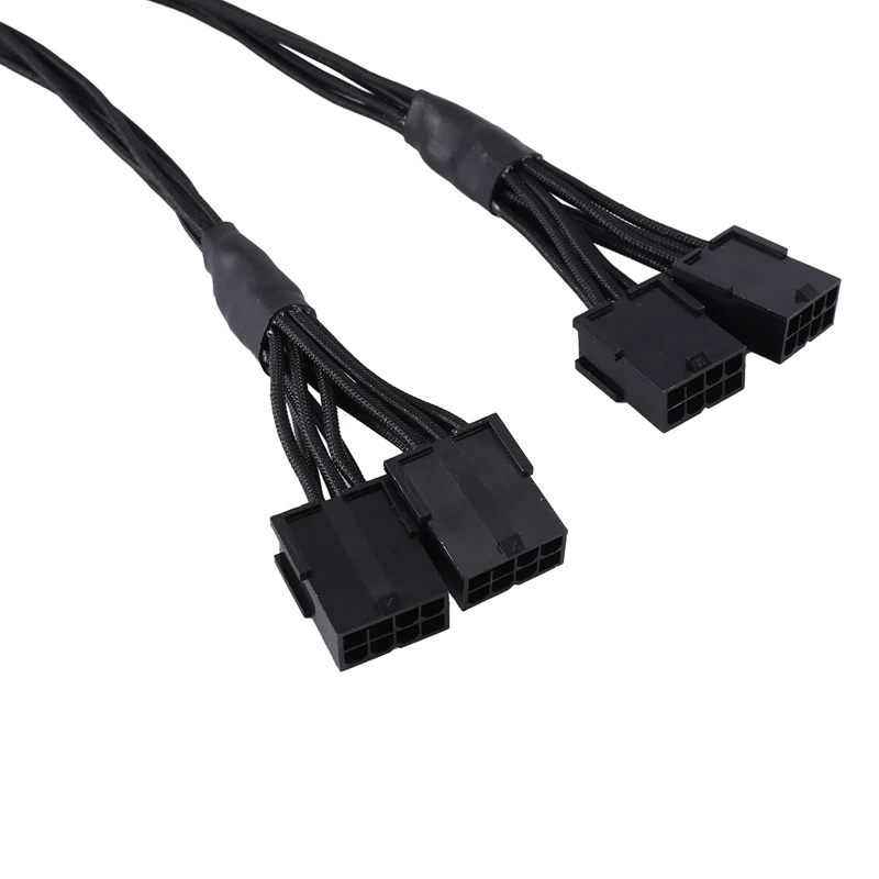 CI-E 5.0 Extension Cable, 4090 4080 16Pin(12+4) Male To 4X8pin Female 12VHPWR Cable PCIE GPU Power Sleeved Extender Cord