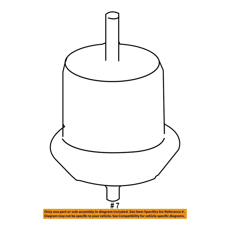 1 PCS Gearbox Foot Glue Engine Front Bracket Machine Foot Pad 25840450 Automotive Supplies